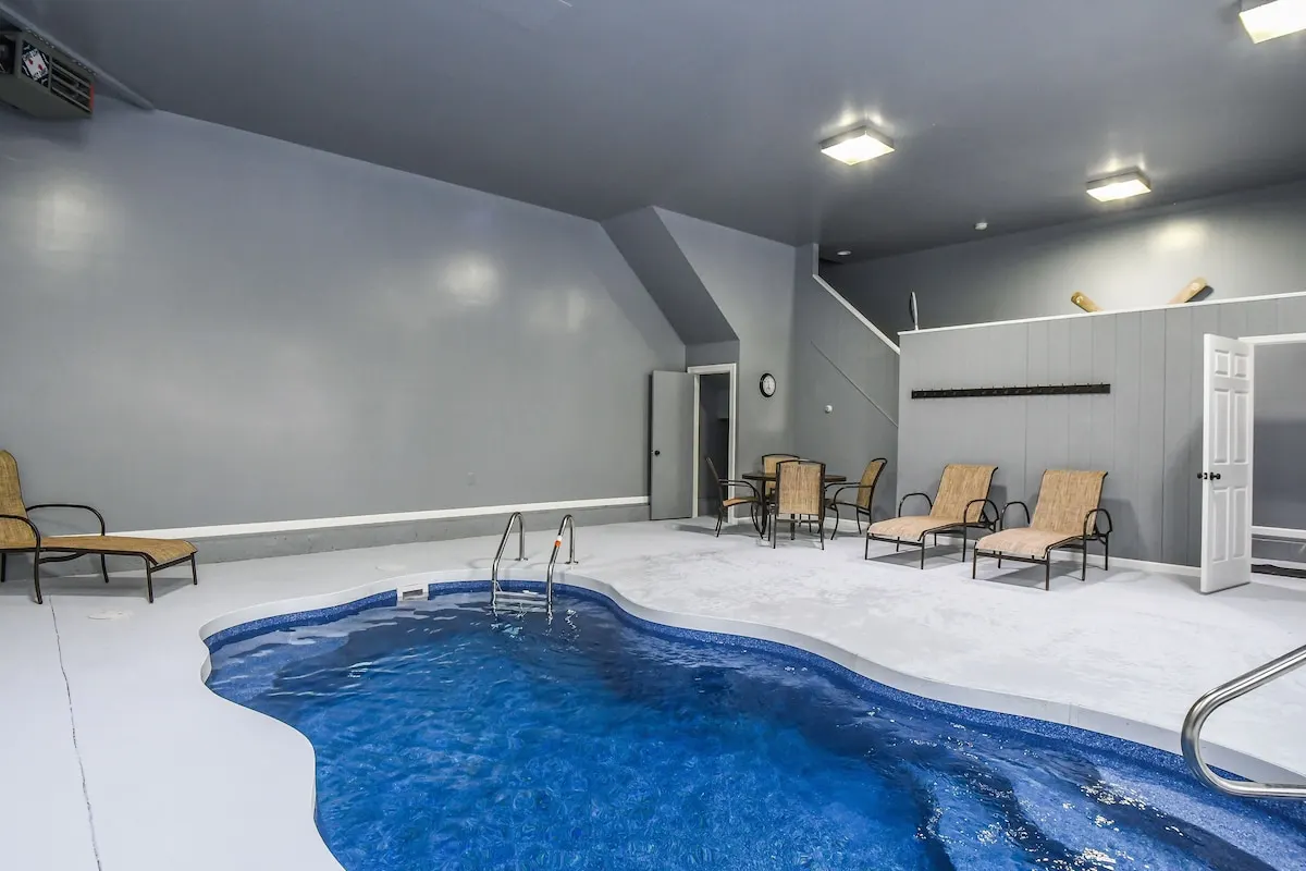 Indoor heated swimming pool
